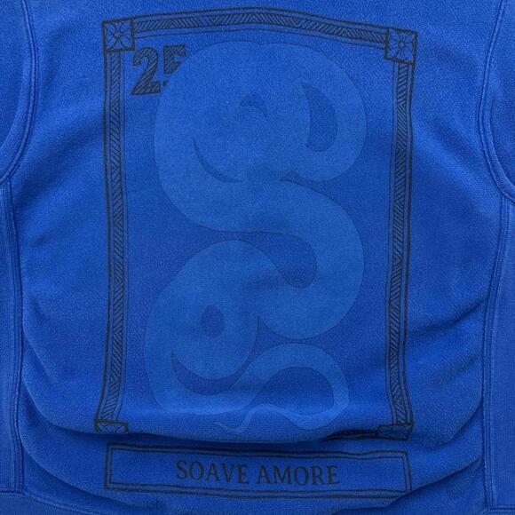Y2K Gucci Soave Amore Blue Snake sweatshirt - Picture 6 of 8